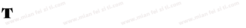 Tiffany Heavy Regula字体转换